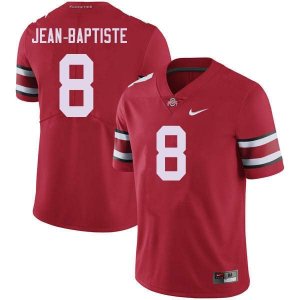Men's Ohio State Buckeyes #8 Javontae Jean-Baptiste Red Nike NCAA College Football Jersey Colors ILP2444QQ